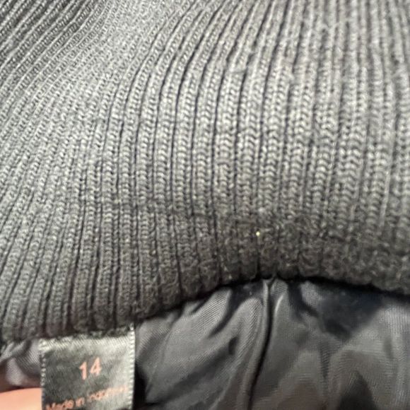 Adidas Respect Me Missy Elliot Jacket Size 14 Fur Hooded Black Puffa Puffer Y2K - Picture 14 of 16